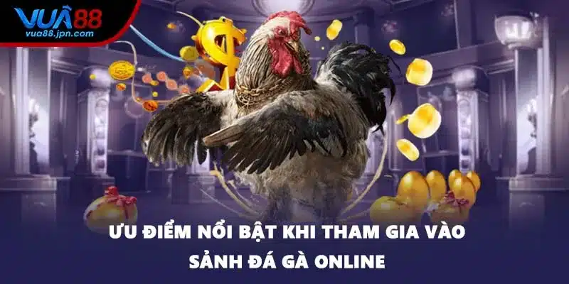 Ưu điểm nổi bật khi tham gia vào sảnh đá gà online